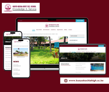 Screenshot of Kuoyo Kochia High School Website
